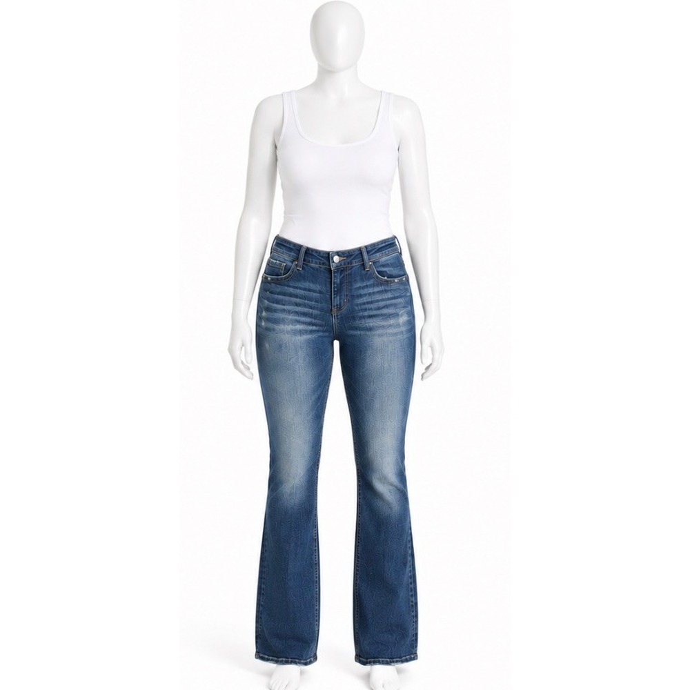 BKE Payton Bootcut Jeans Womens 28x33.5  dark wash mid rise denim y2k
